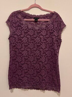 Moda International Floral Lace Blouse - XL